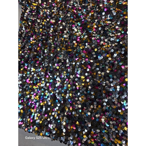 Anna-Kaci 2X Top One Shoulder All Over Sequin Club Holiday NYE Date Night Glam - Picture 3 of 7